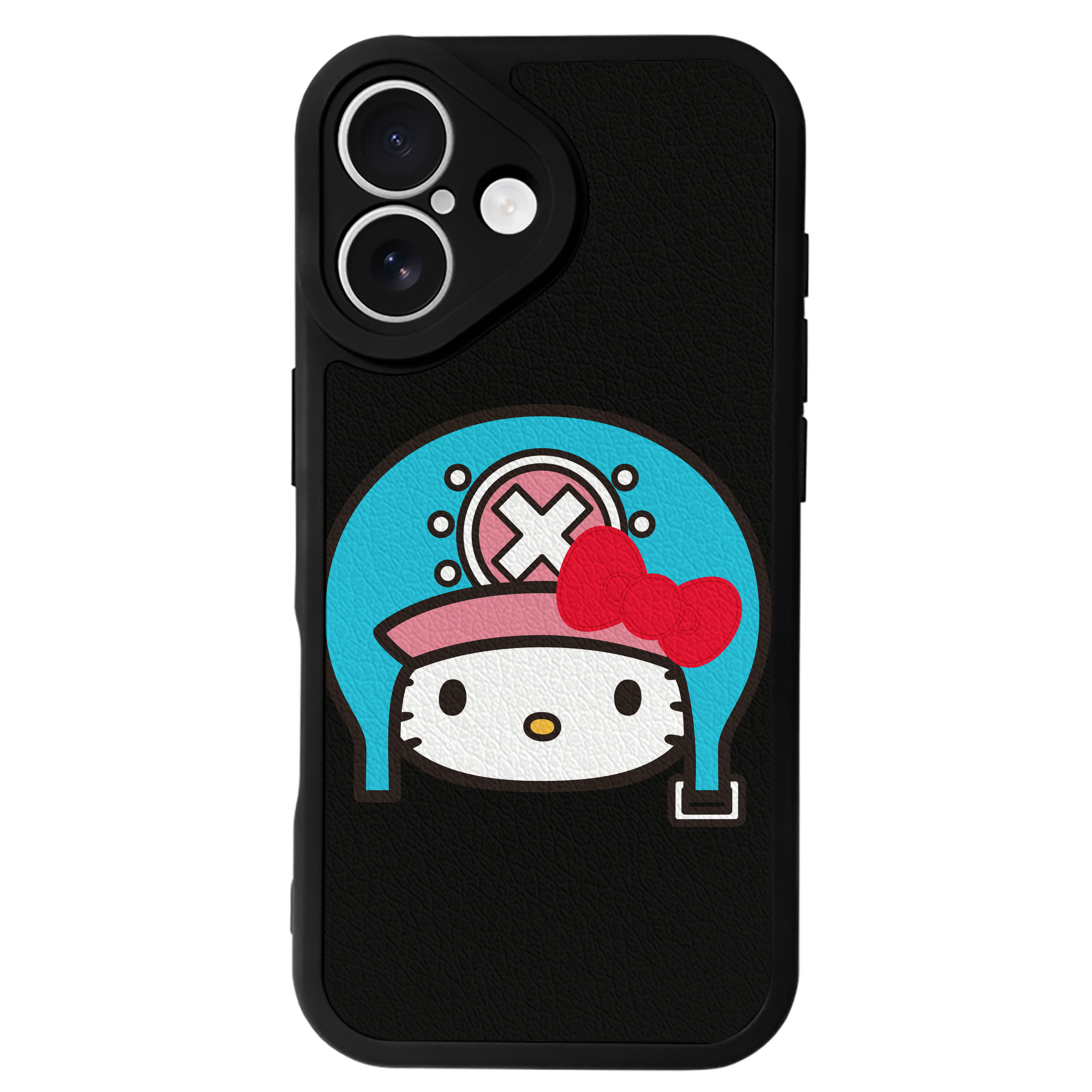 （画像用） Hello Kitty ハローキティ 【iPhone 16シリーズ対応】シリコンスマホケース（レザー調） 材質：シリコン